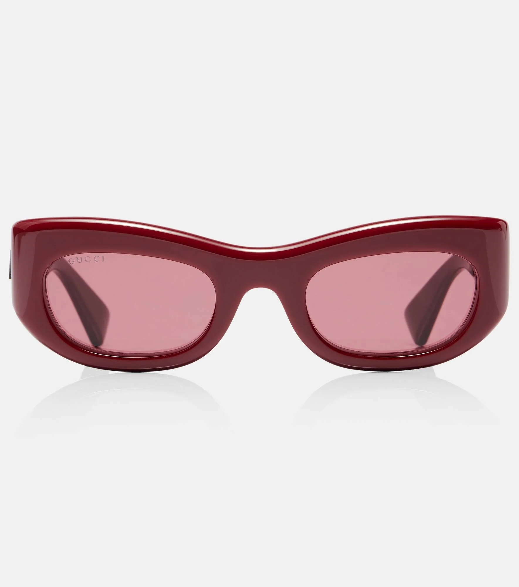 Logo rectangular sunglasses - 1