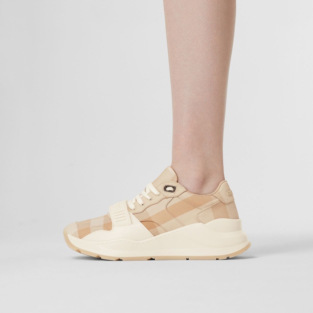 Check Cotton Sneakers - 3