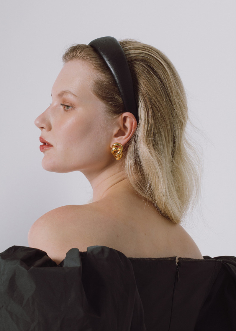 Jennifer Behr Leather Kate Headband outlook