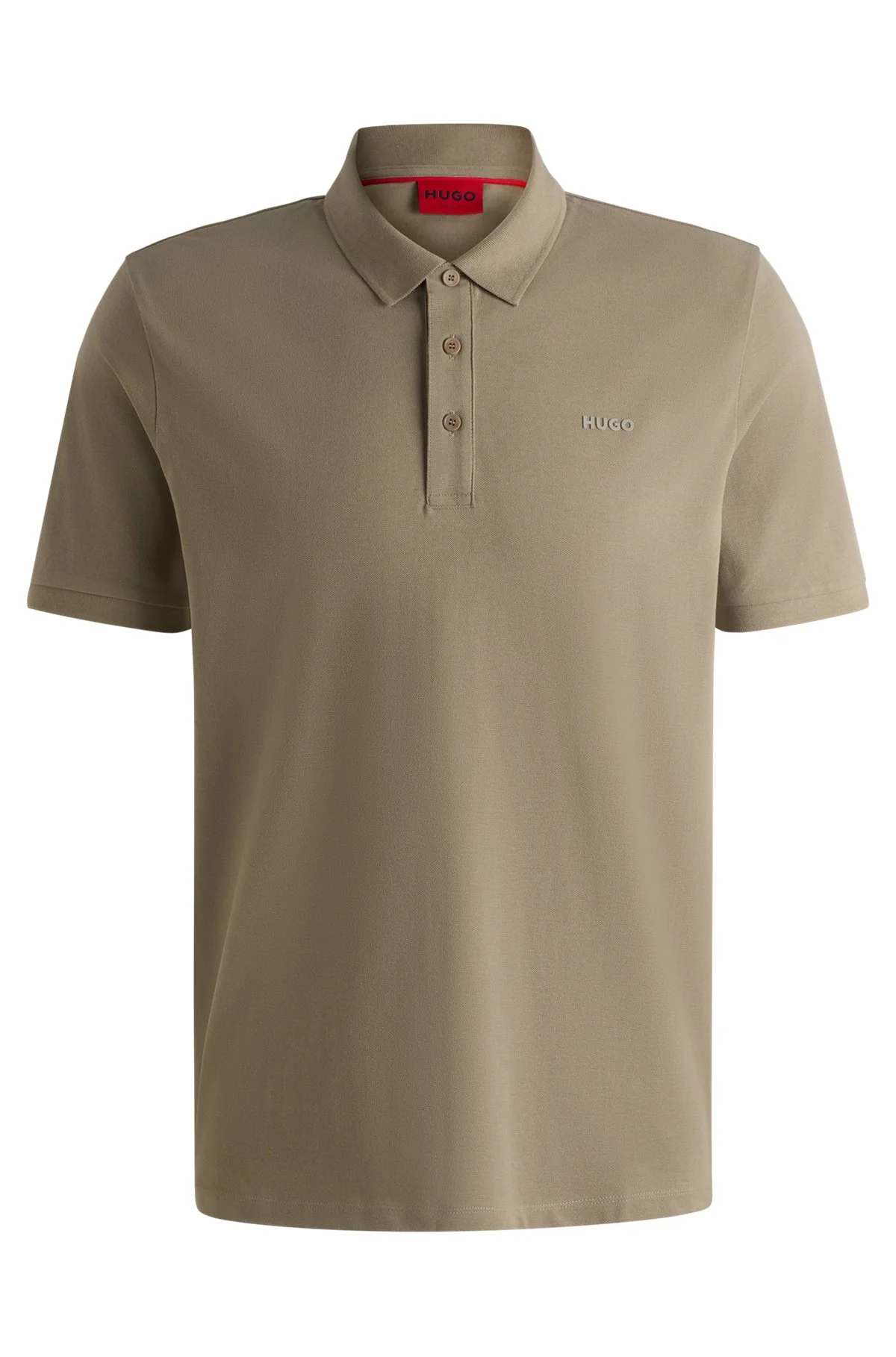 COTTON-PIQUÉ POLO SHIRT WITH LOGO PRINT - 1