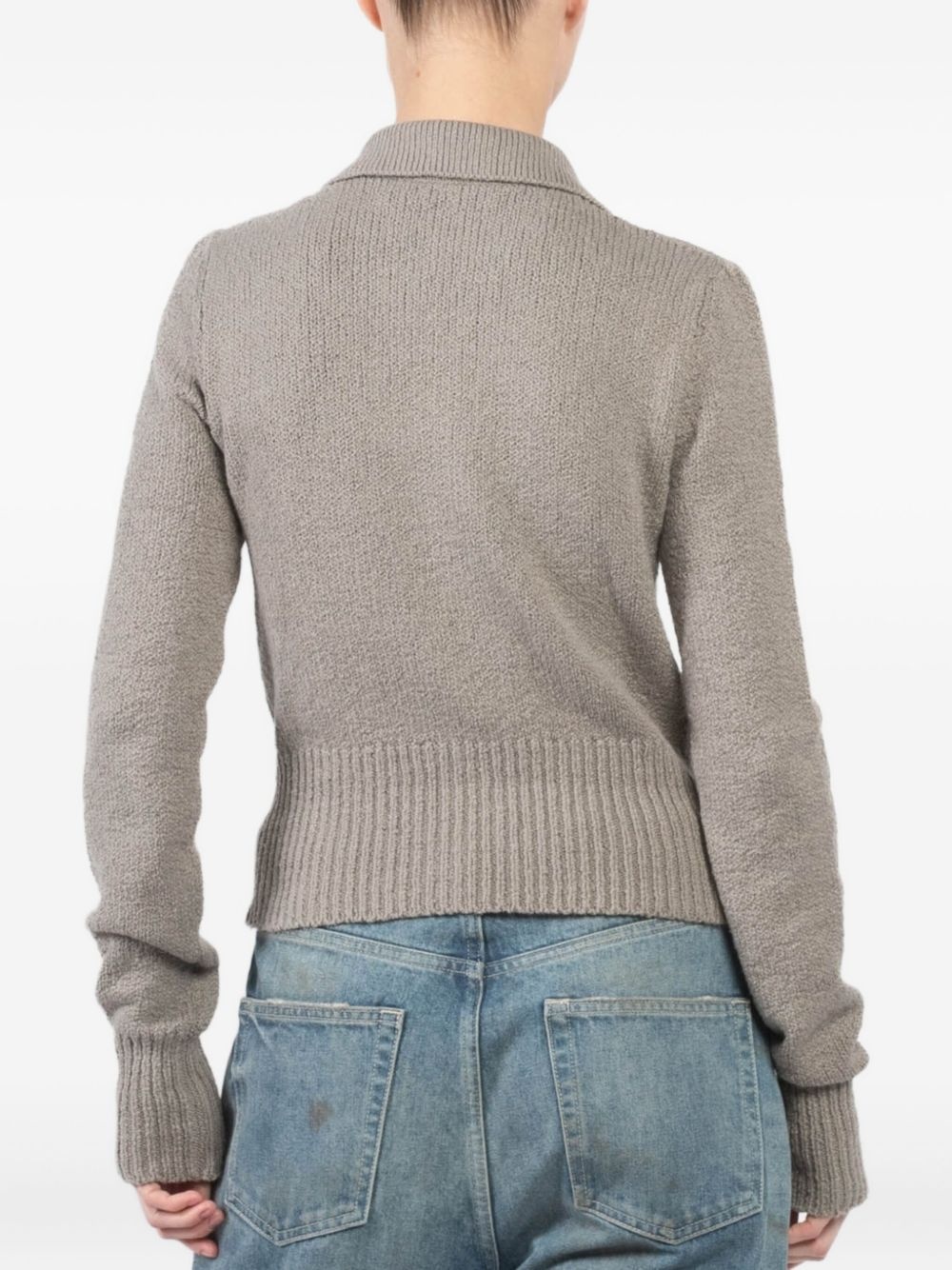 zip-up cardigan - 4
