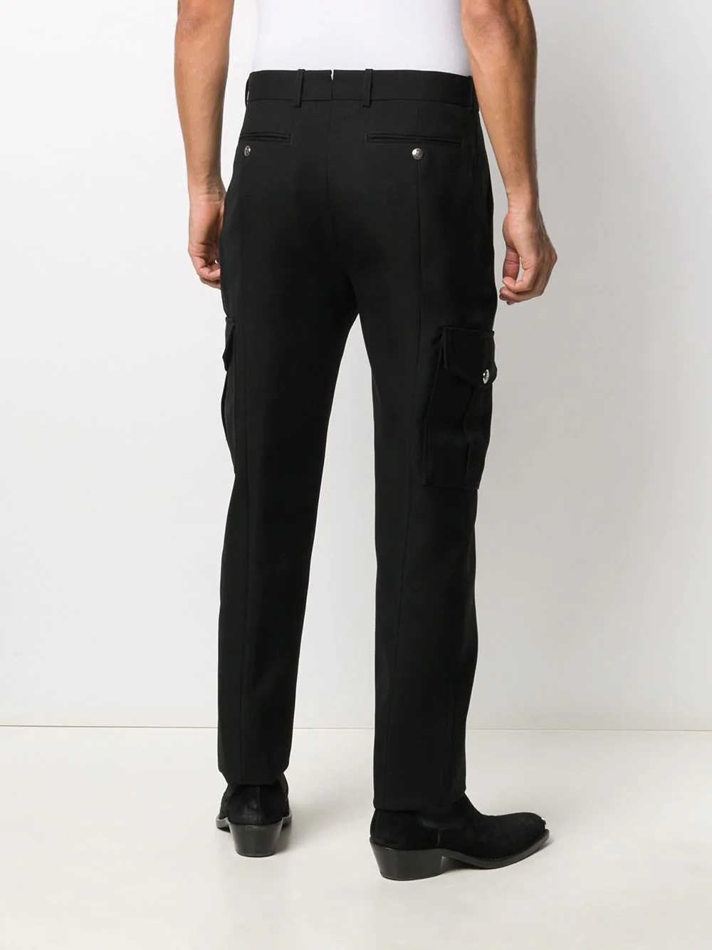 multi-pocket design trousers - 4