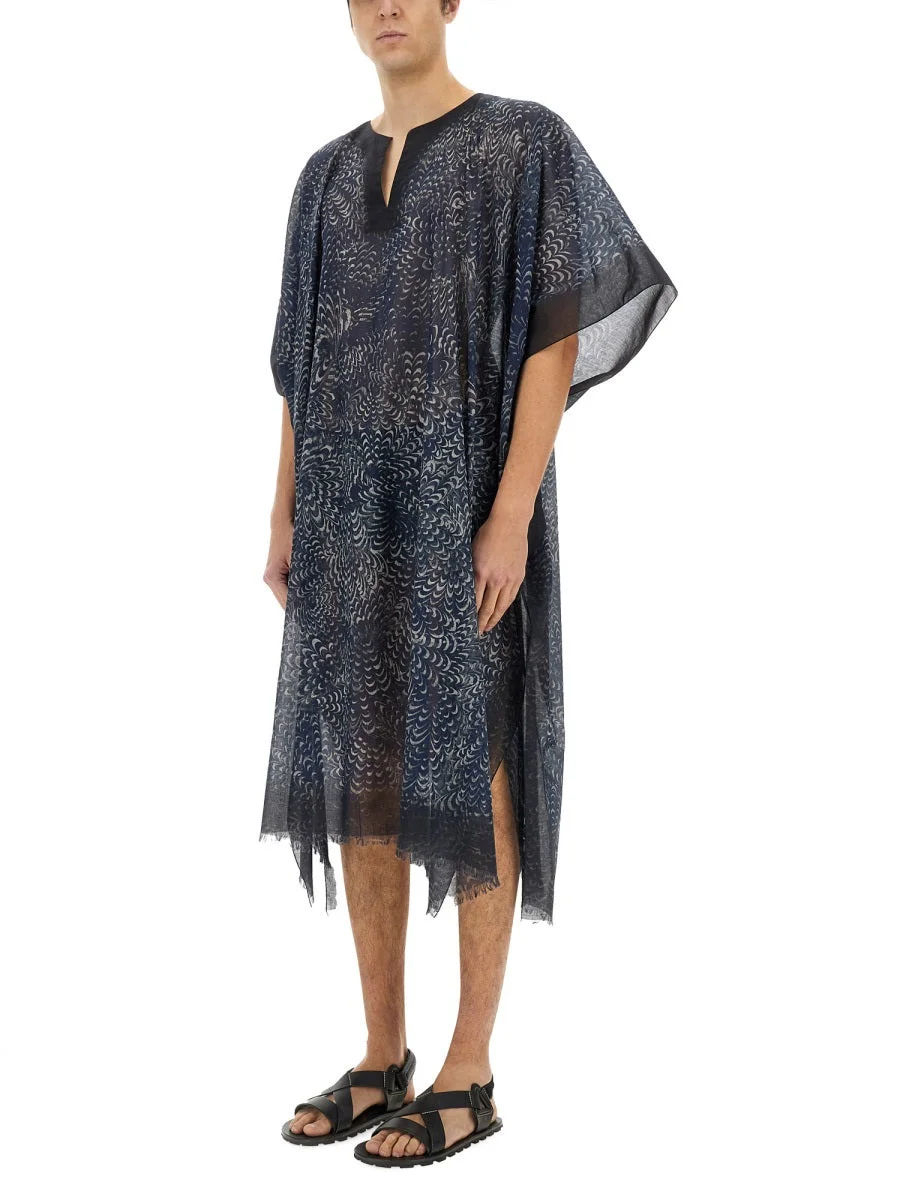 Dries Van Noten Men Cotton Kaftan - 1