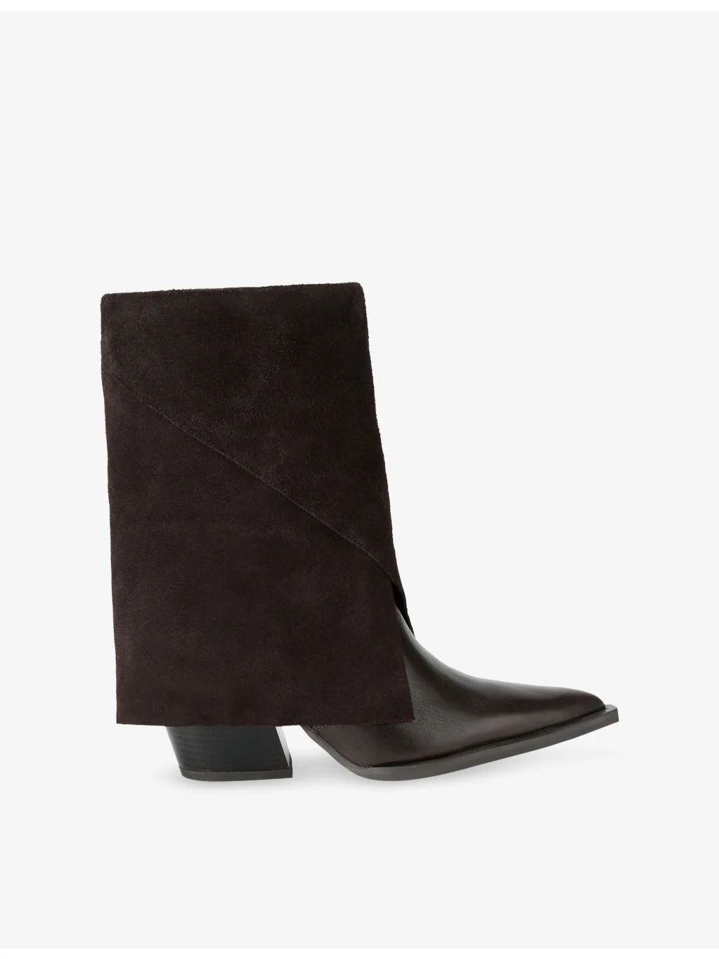 McCoy Leather and Suede Knee-High Boots - 1