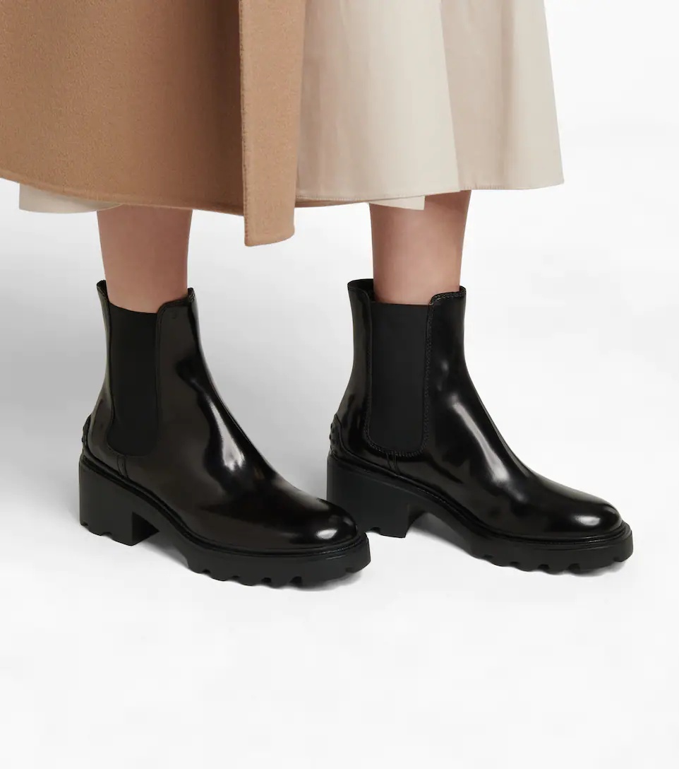 Patent leather Chelsea boots - 4