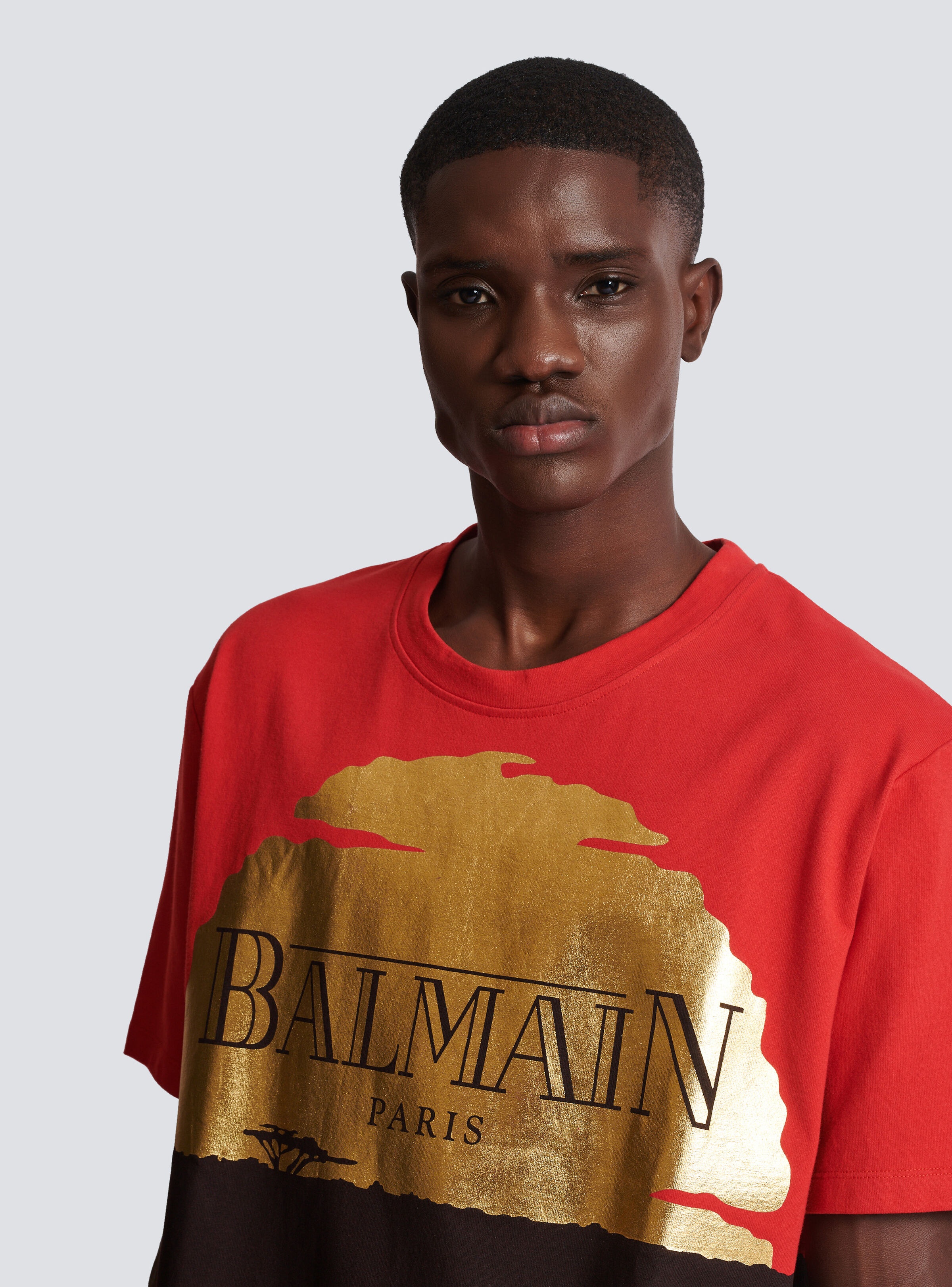 Disney x Balmain: The Lion King - Relaxed T-shirt with Sunset print - 7