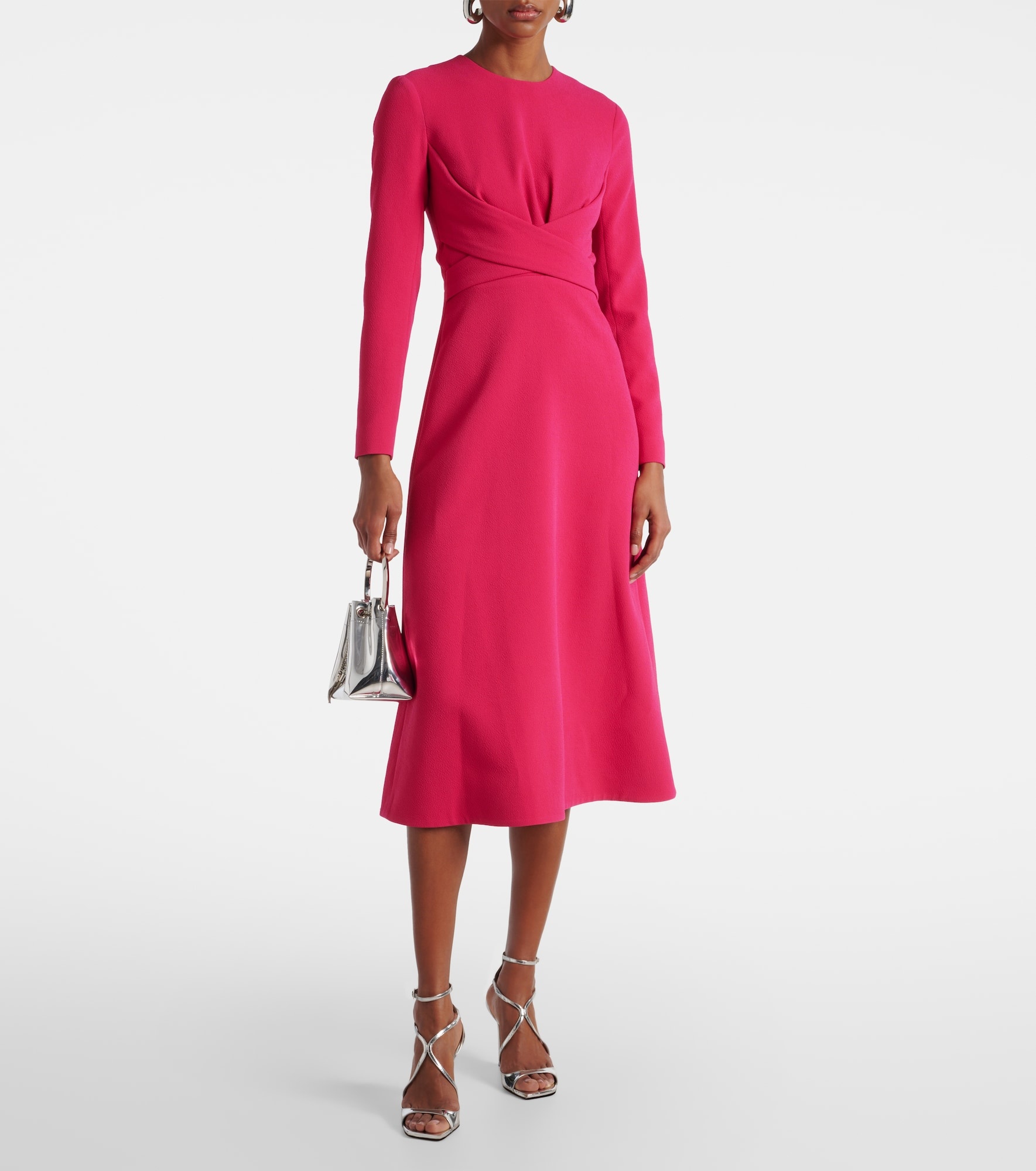 Elta crêpe midi dress - 2