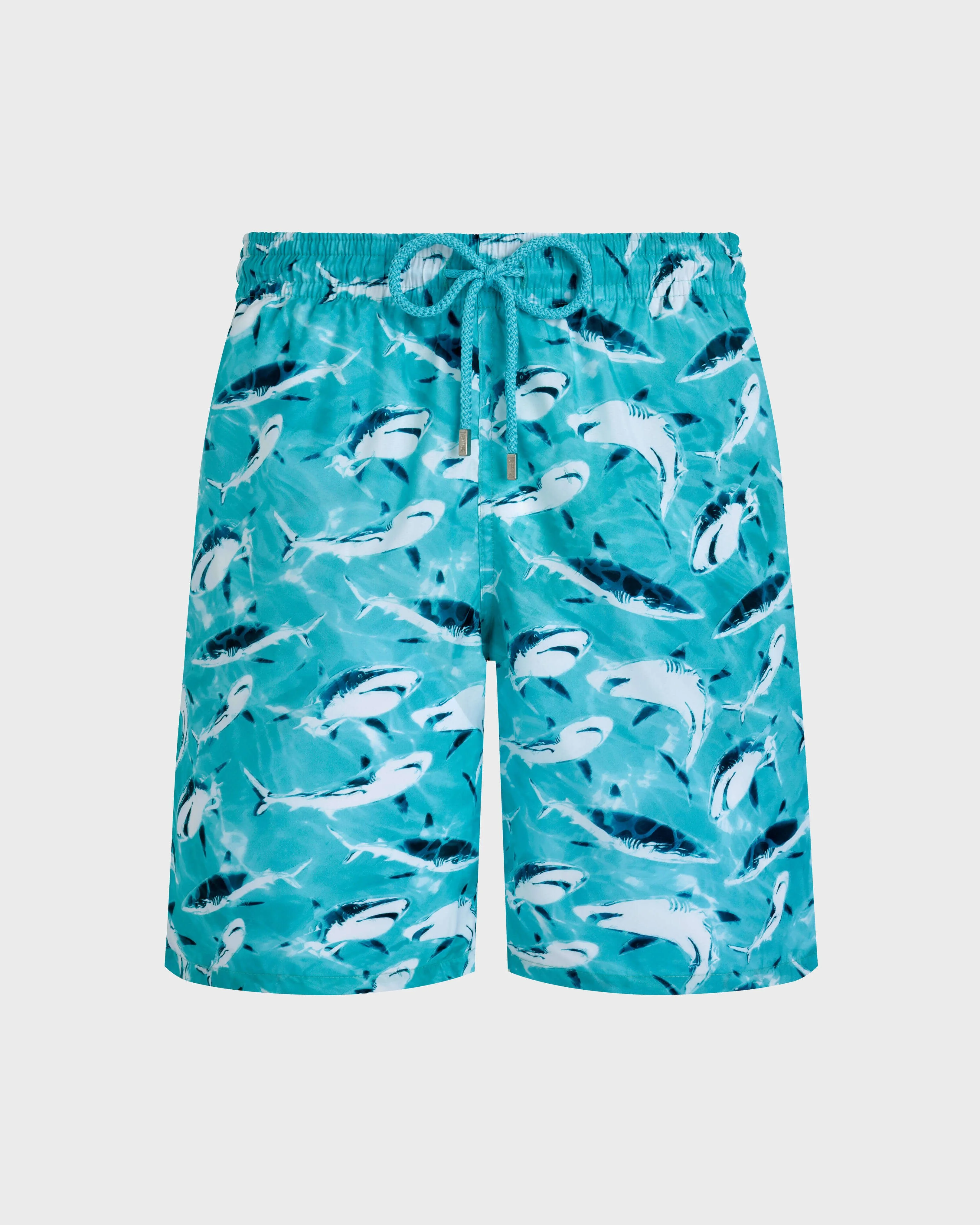 Men Ultra-light and Packable Long Swim Trunks Requins - 1