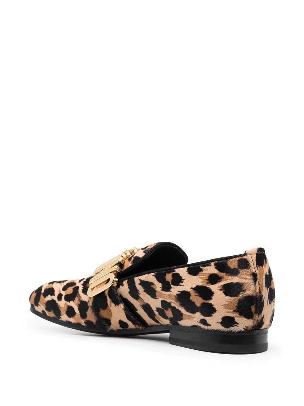 leopard-print loafers - 3