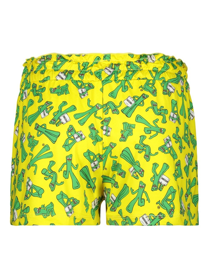 Moschino all-over print shorts outlook