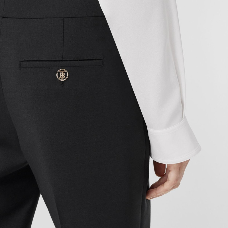 Mohair Wool Tailored Trousers 5