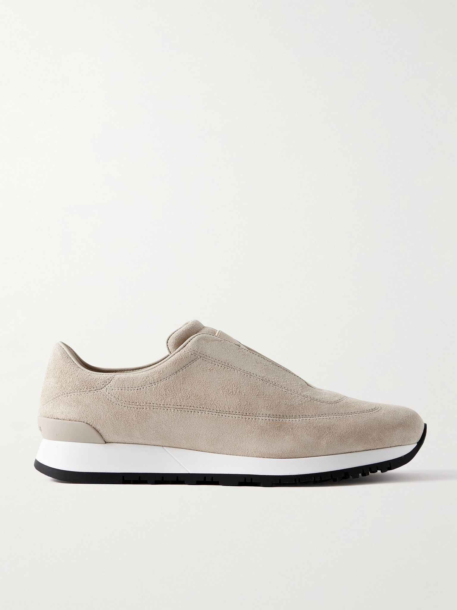 Lift Suede Slip-On Sneakers Beige - 1