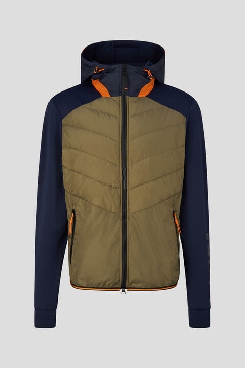 Umet hybrid jacket in Dark blue/Olive green - 1