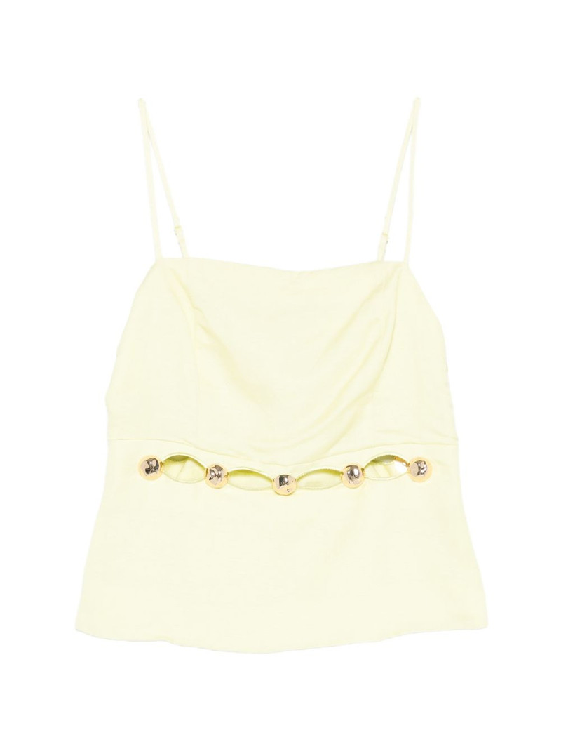 cut-out embellished top 1
