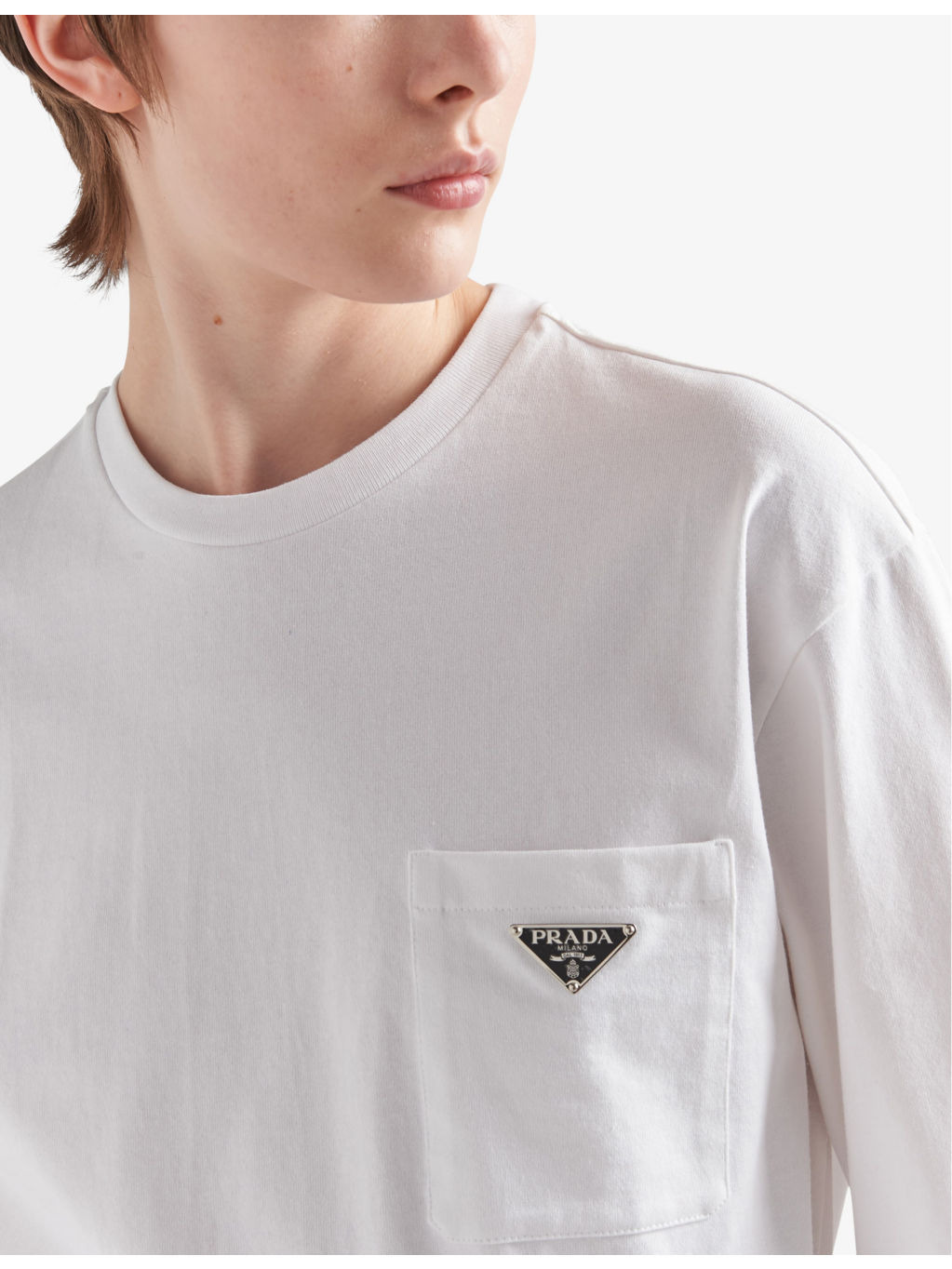 Logo-plaque oversized-fit cotton-jersey T-shirt - 5