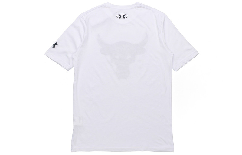 Under Armour Under Armour Project Rock Brahma Bull Logo T-shirt 'White' 1357186-100 outlook