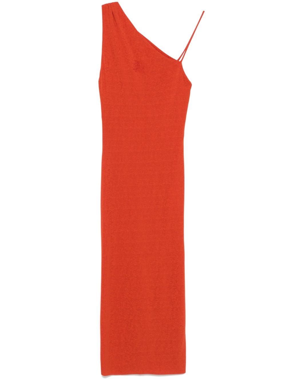 asymmetric midi dress - 1