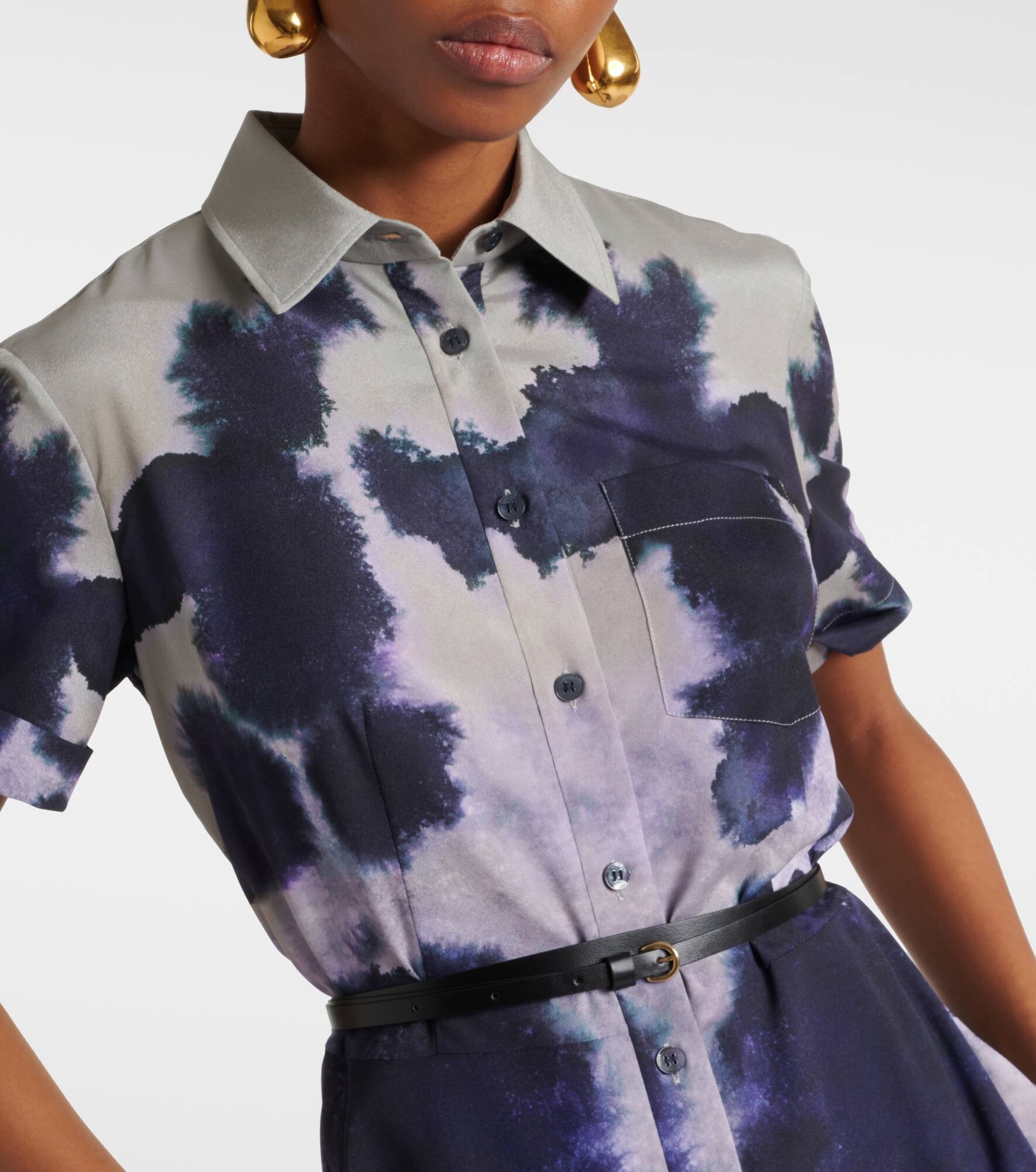 Kiera printed midi dress - 4