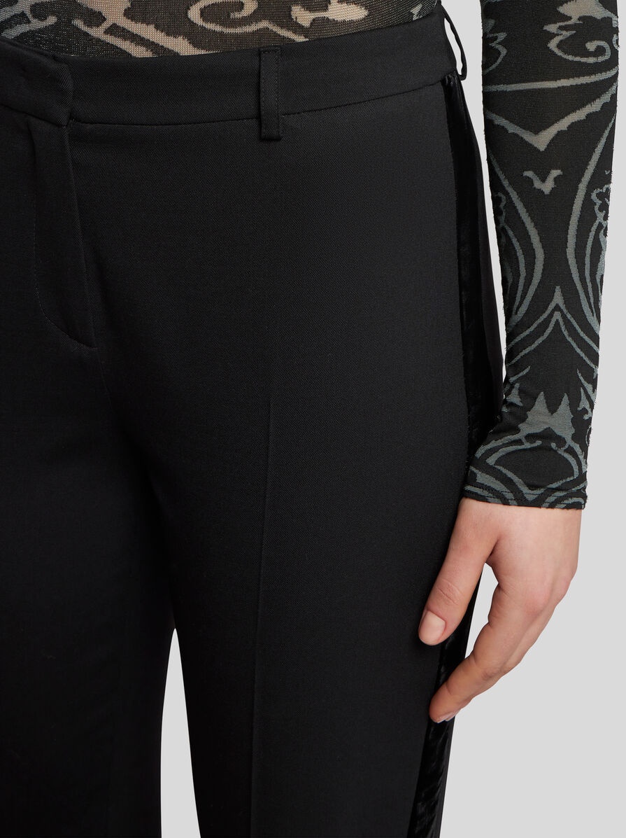 STRETCH WOOL TROUSERS - 3