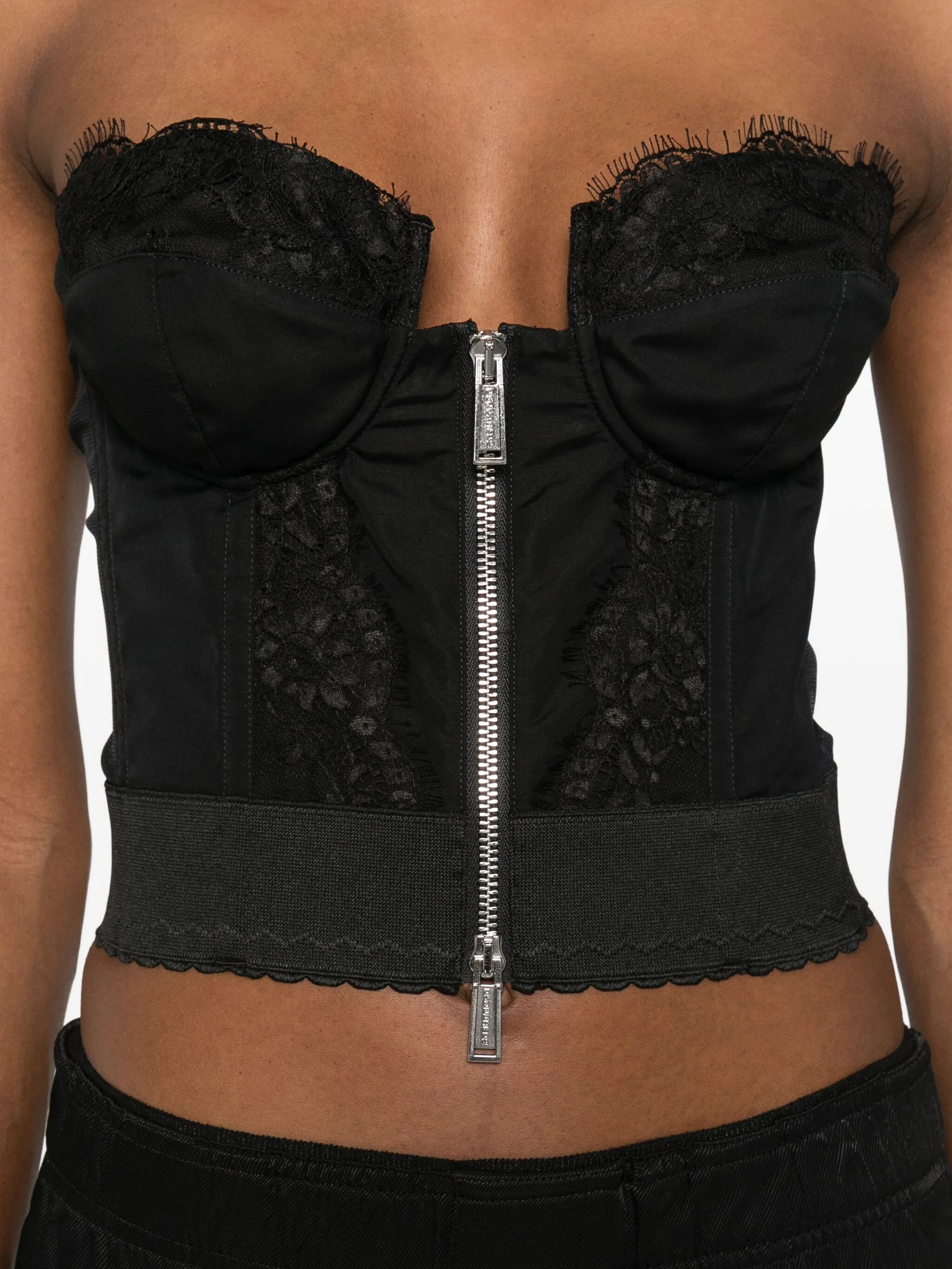 Dsquared2 Lace Zip-fastening Top - 2