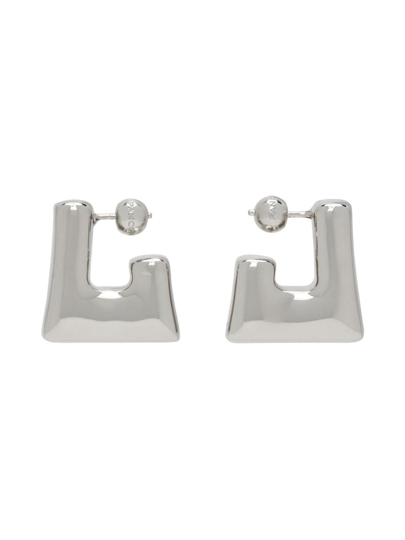 Silver Cubo Earrings 1
