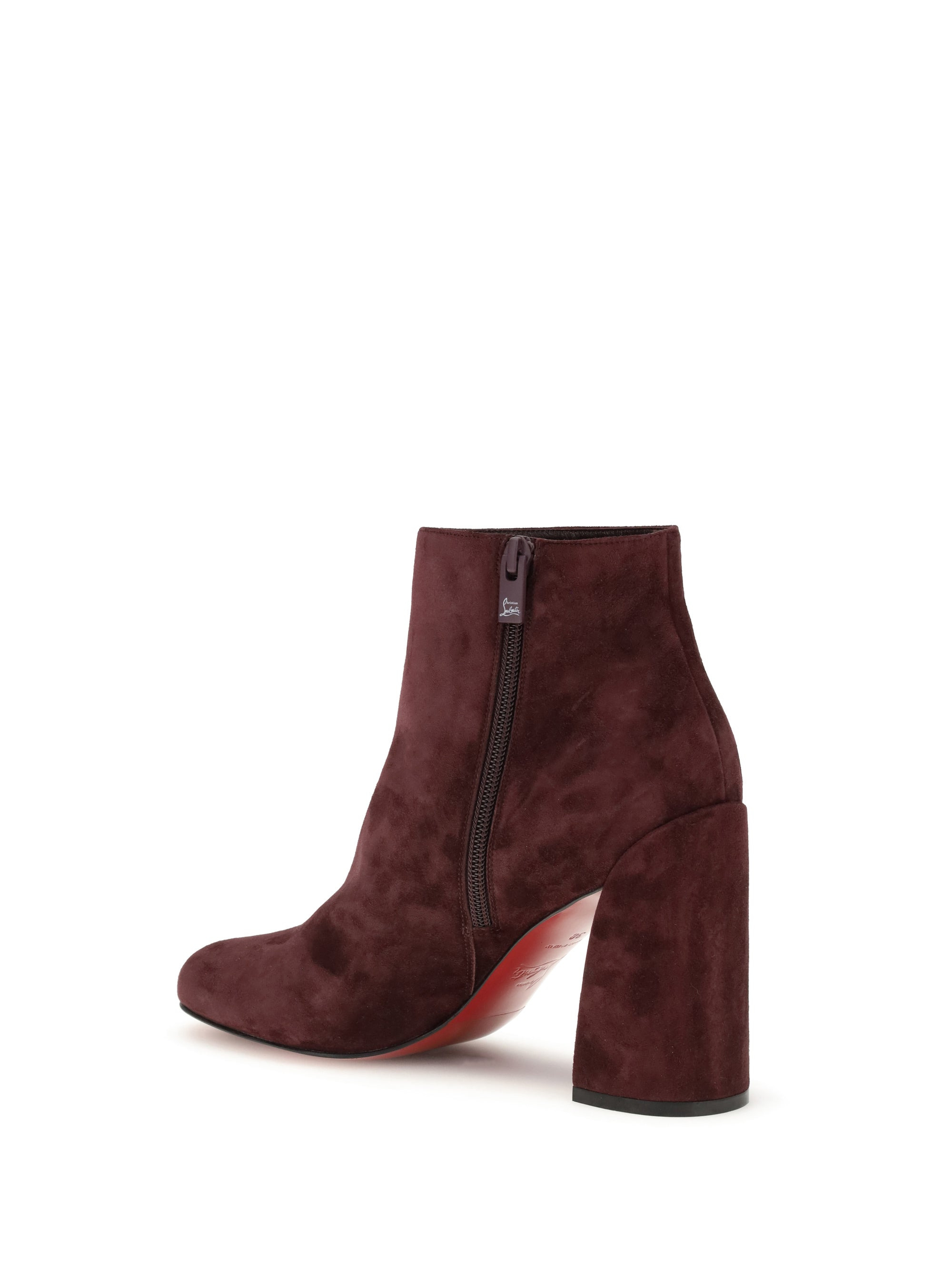 Christian Louboutin Women Velvet Jane Ankle Boots - 3