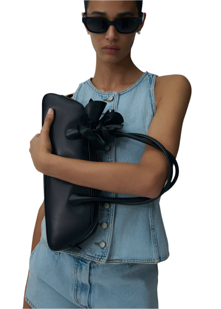 BRIGITTE TRAPEZE BAG IN LEATHER - 2