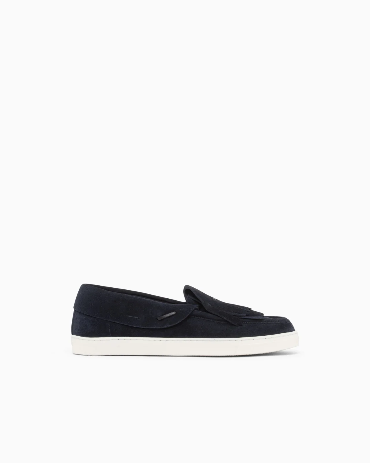 LOAFER IN SUEDE WITH A LEATHER LINING AND RUBBER SOLE - 1