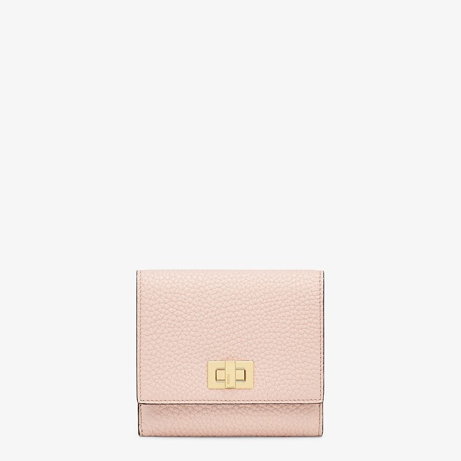 Pink leather wallet - 1