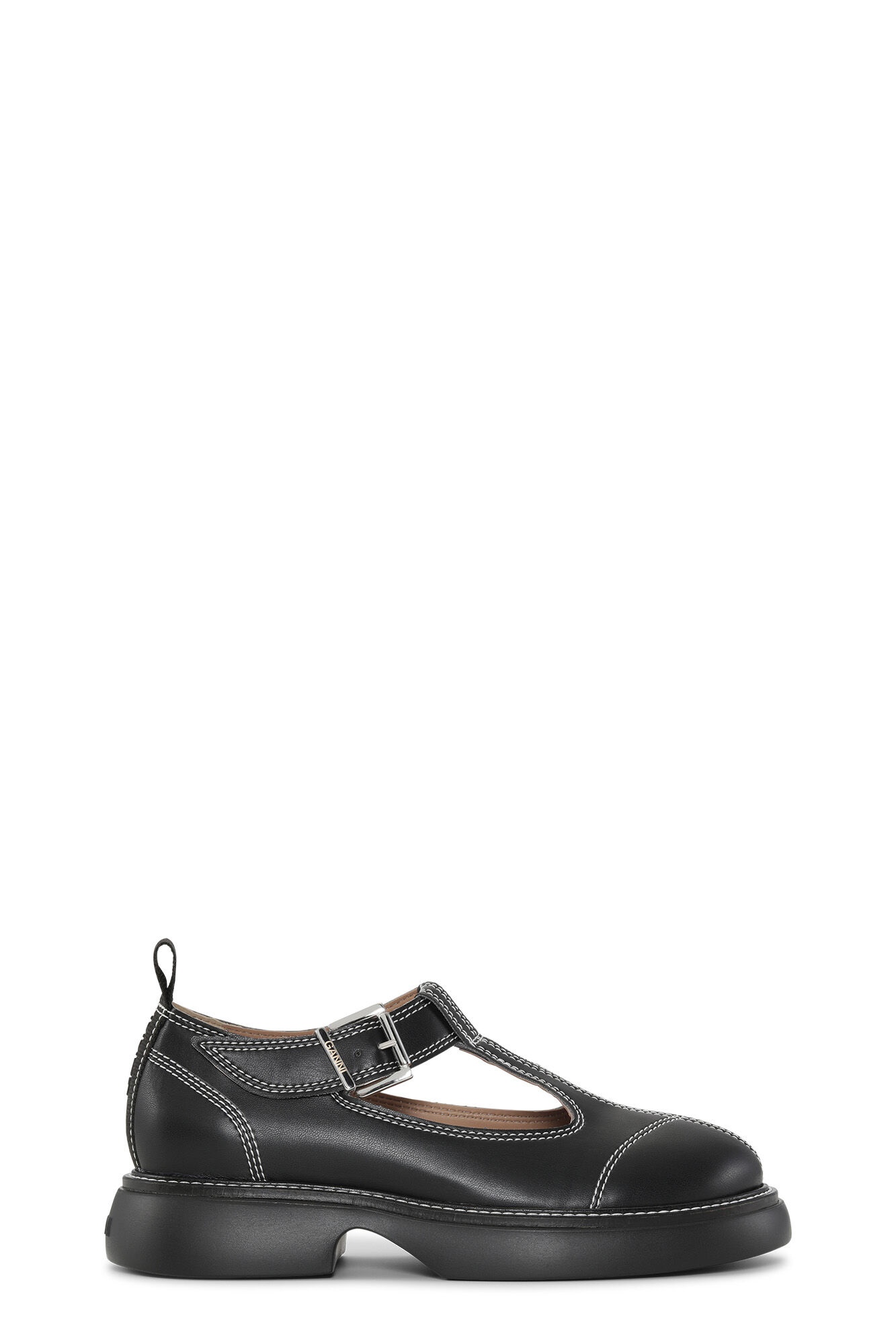 EVA BLACK/WHITE EVERYDAY BUCKLE MARY JANE SHOES - 1