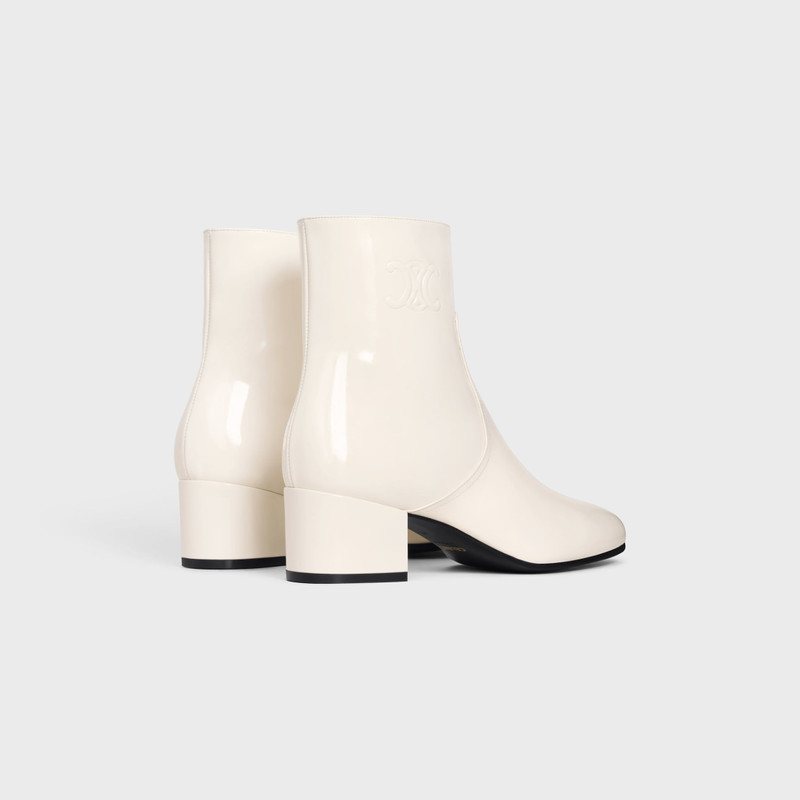 CELINE LES BOTTES CELINE TRIOMPHE ZIPPED BOOT in PATENT CALFSKIN outlook