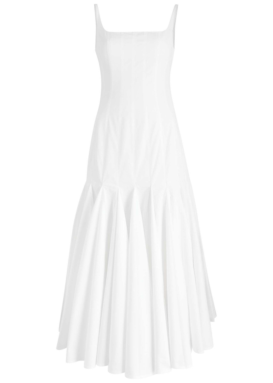 Jacquemus Le Robe Agave Cotton-poplin Midi Dress - 1