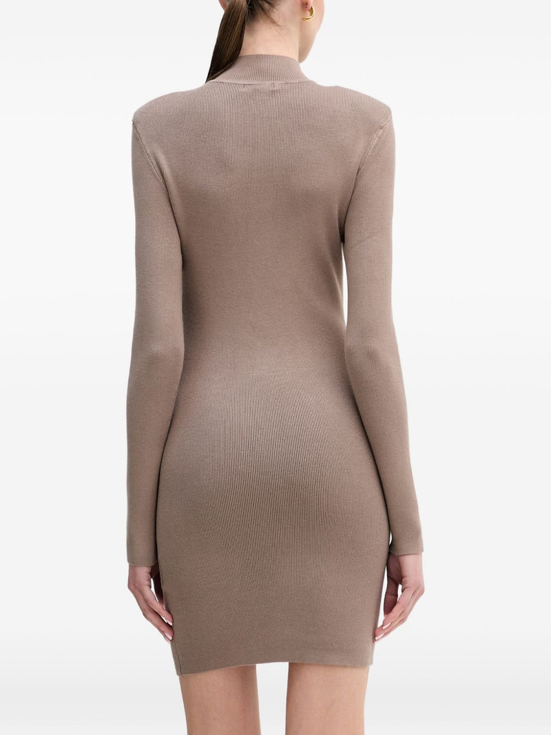 Alyssia mock-neck mini dress 3