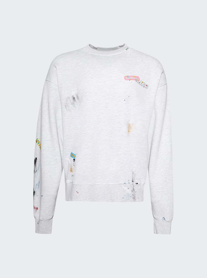 Bandaid Crewneck Heather Grey 1