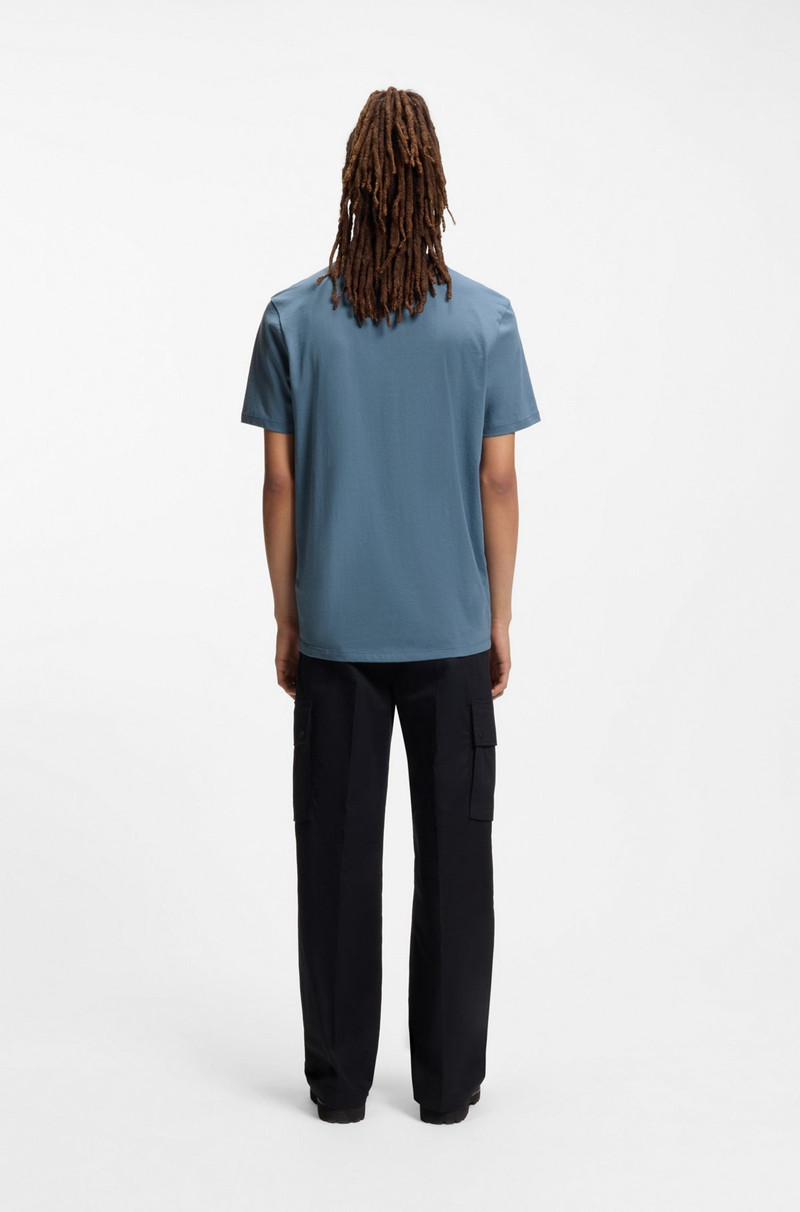 COTTON JERSEY T-SHIRT WITH LOGO PRINT 5
