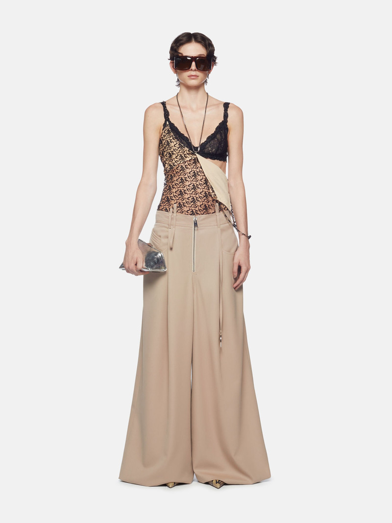 THE ATTICO CHAMPAGNE AND BLACK TOP outlook