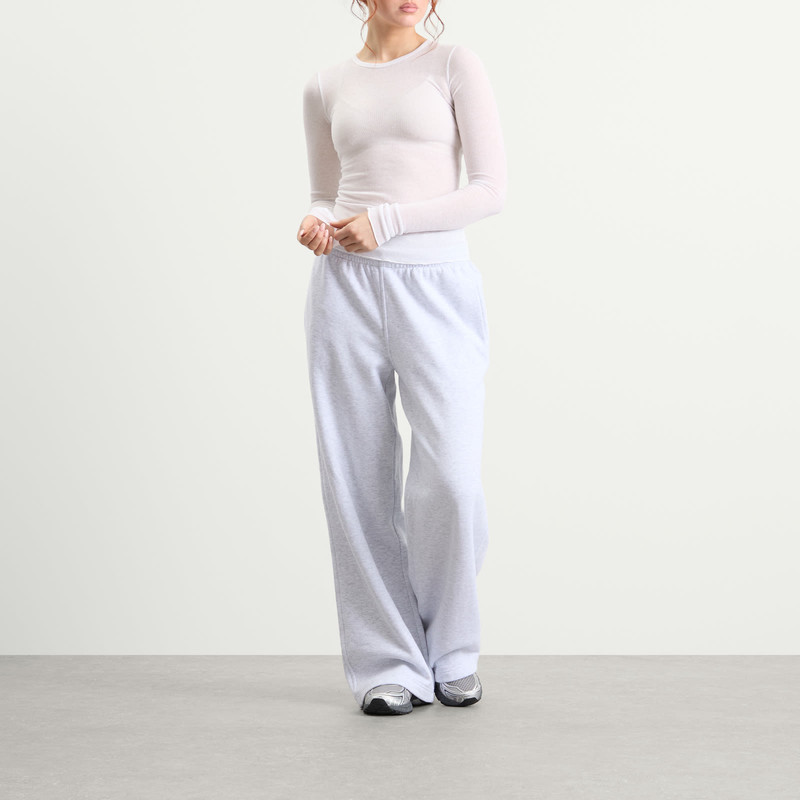 SKIMS SKIMS Sheer Cotton Long Sleeve Tee outlook