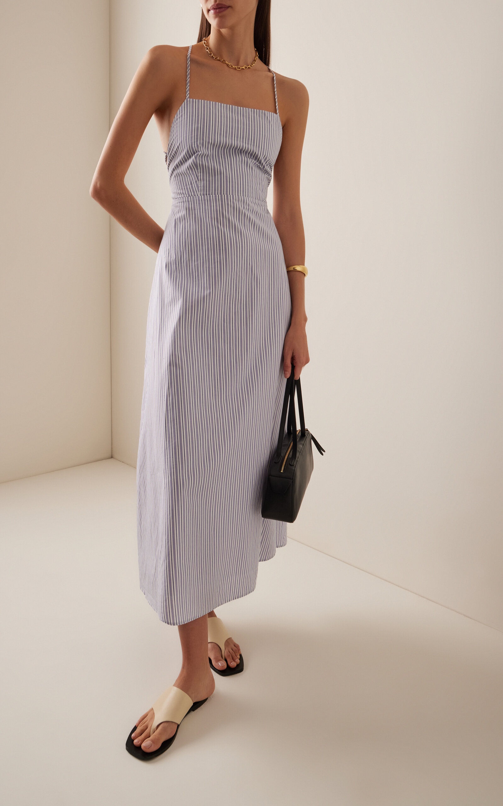 Exclusive Lori Cotton Maxi Dress stripe - 2