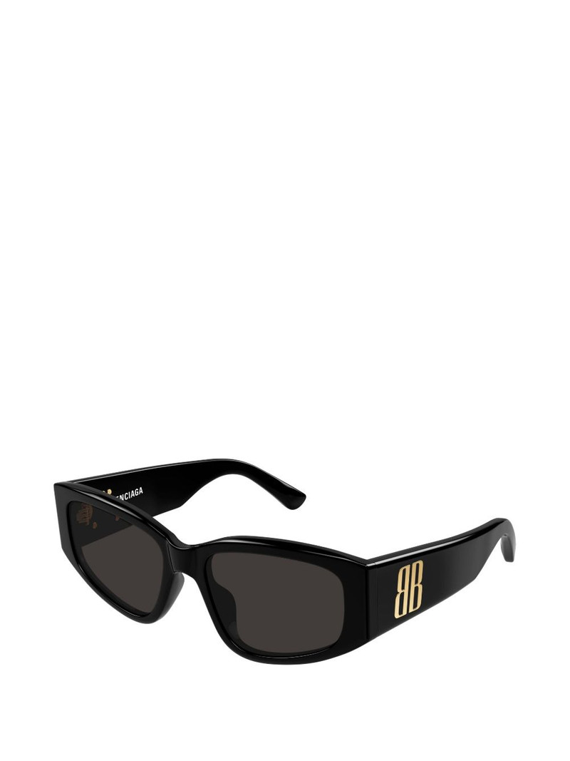 BALENCIAGA logo geometric sunglasses outlook
