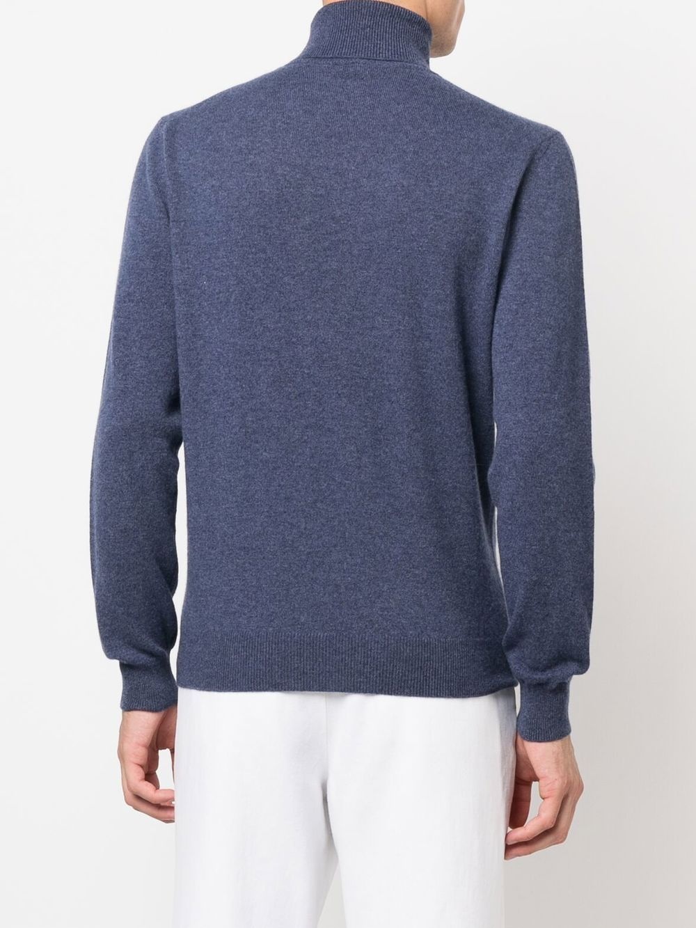 roll-neck cashmere jumper - 4