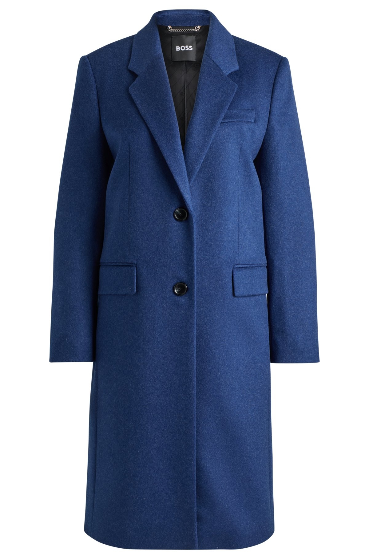 SLIM-FIT BUSINESS COAT IN WOOL AND CASHMERE - 1