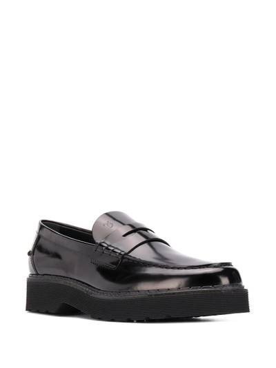 Tod's leather loafers outlook