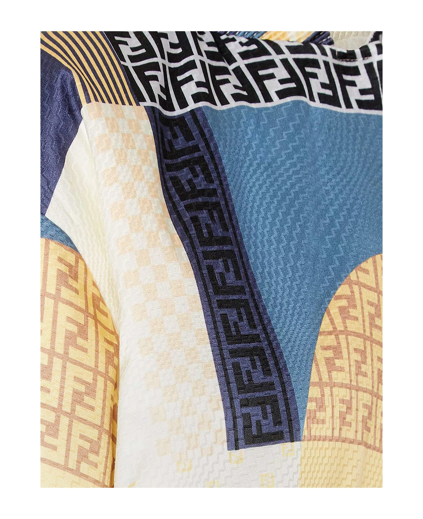 Reversible Patchwork Silk Bomber - 3