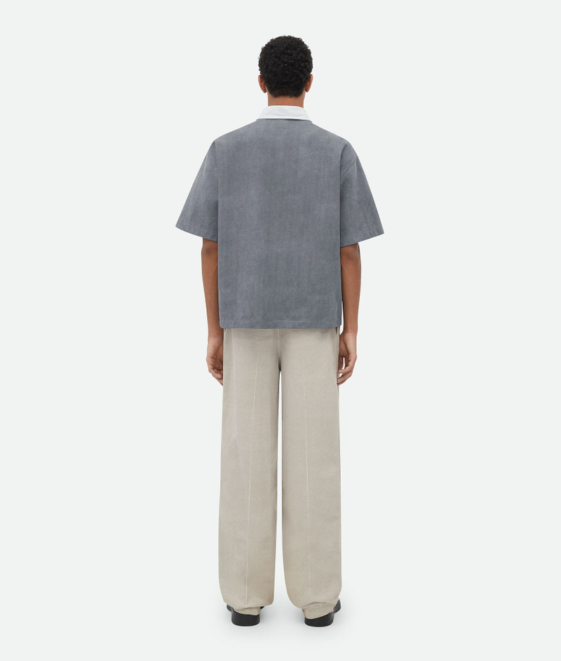 Relaxed Fit Printed Leather Polo 3