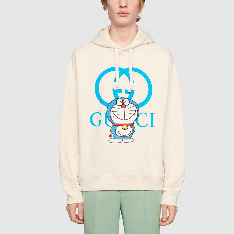 Gucci x Doraemon SS21 Hoodie 'Ivory Blue' 646953-XJDE1-9150 - 3