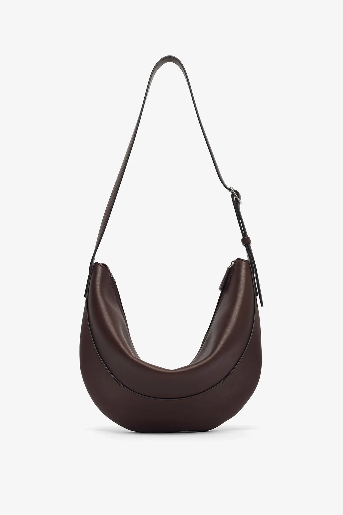Jouve brown leather shoulder bag - 1