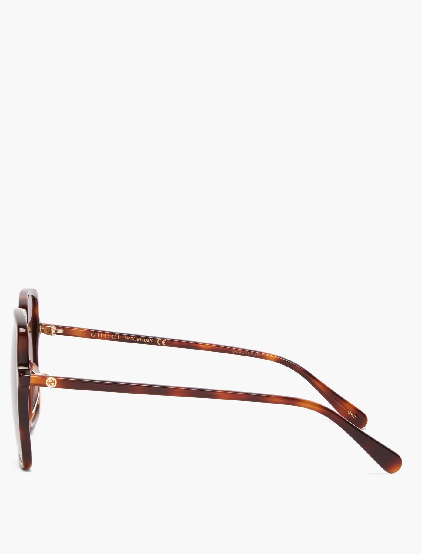 GG oversized tortoiseshell acetate sunglasses - 3