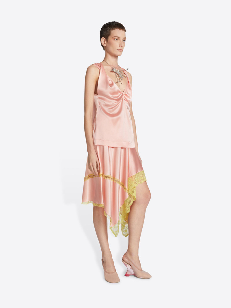 ASYMMETRICAL SILK SKIRT 3