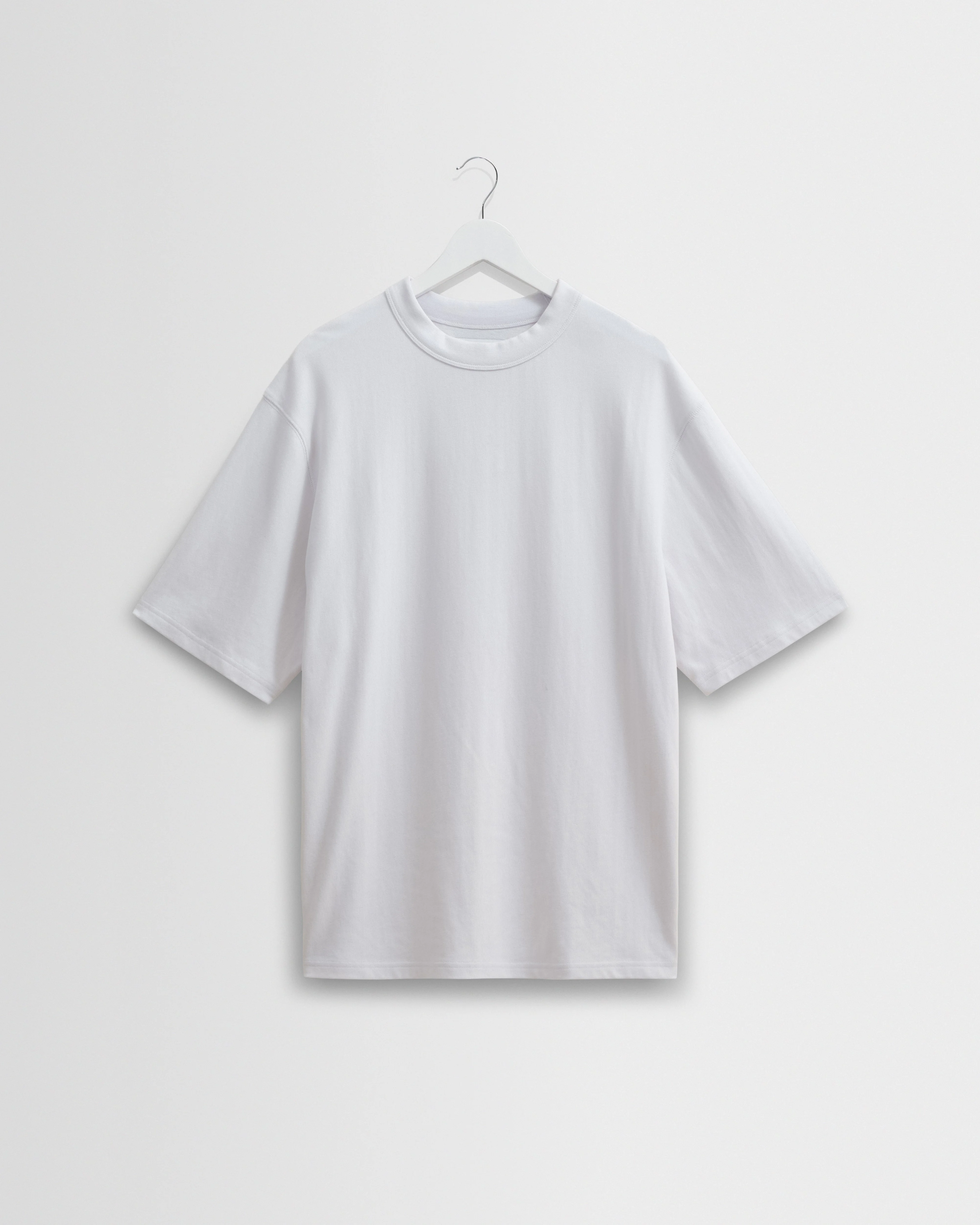 Milton - White Organic Compact Cotton T-Shirt - 1