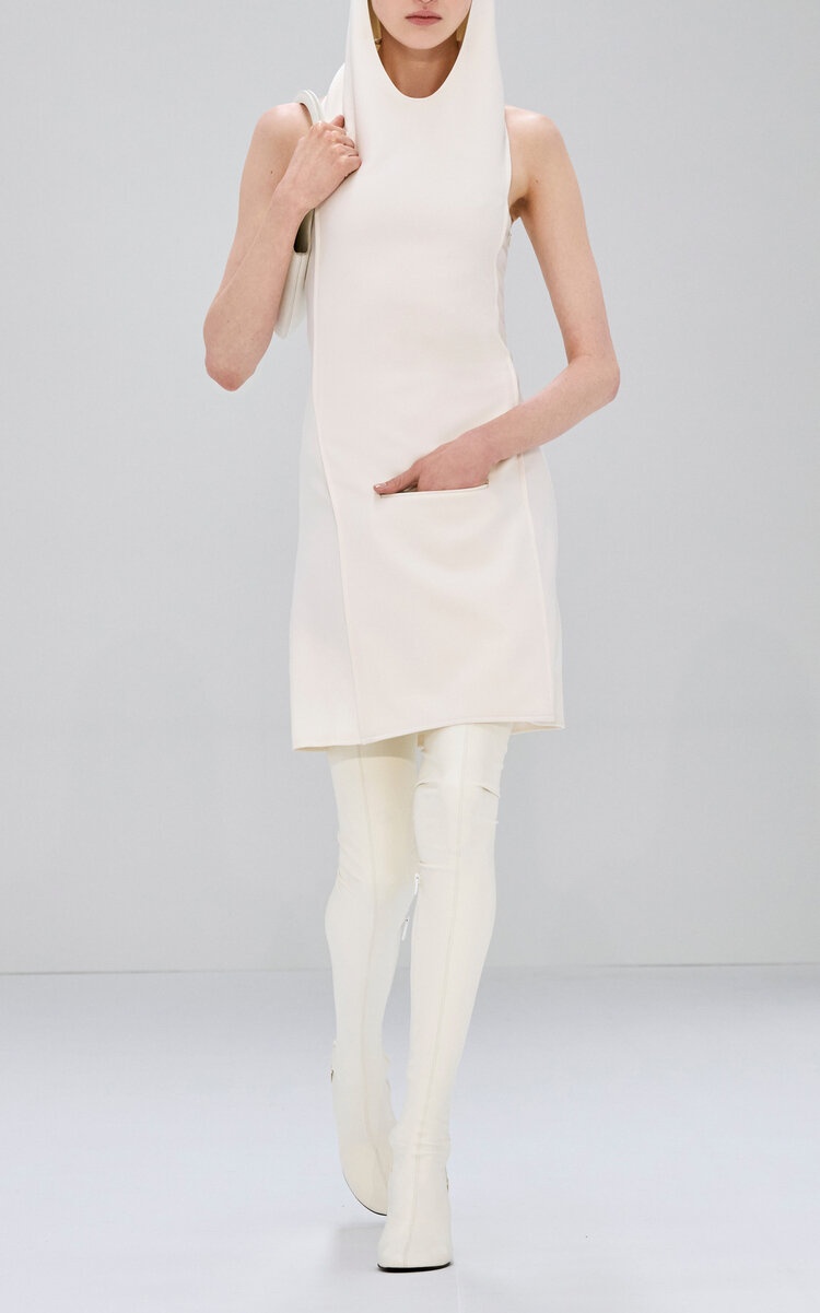 Oblique Space Mini Dress white - 2